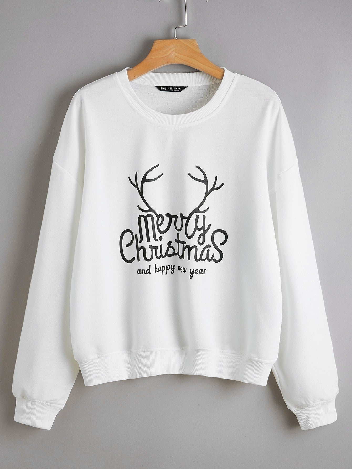 Christmas Long Sleeve Sweater Loose Girl Cartoon Sweater