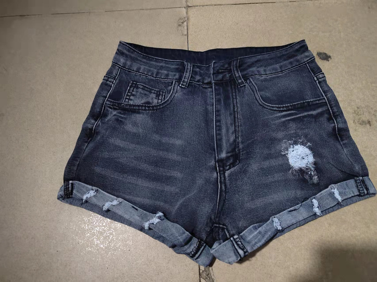 Ripped Sexy Denim Shorts