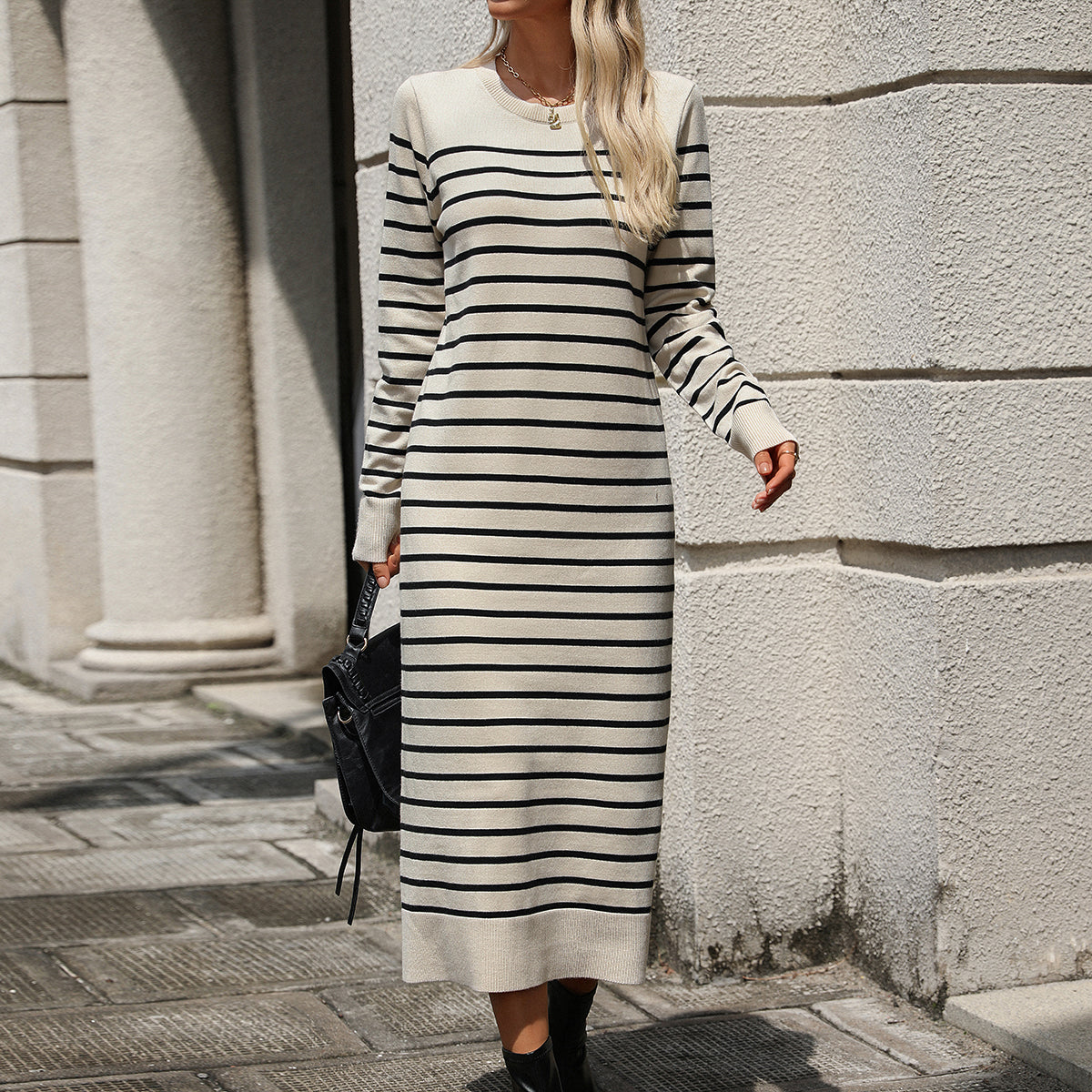 Knitwear Striped Dress