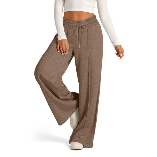 Waist Tight Wide Leg Trousers