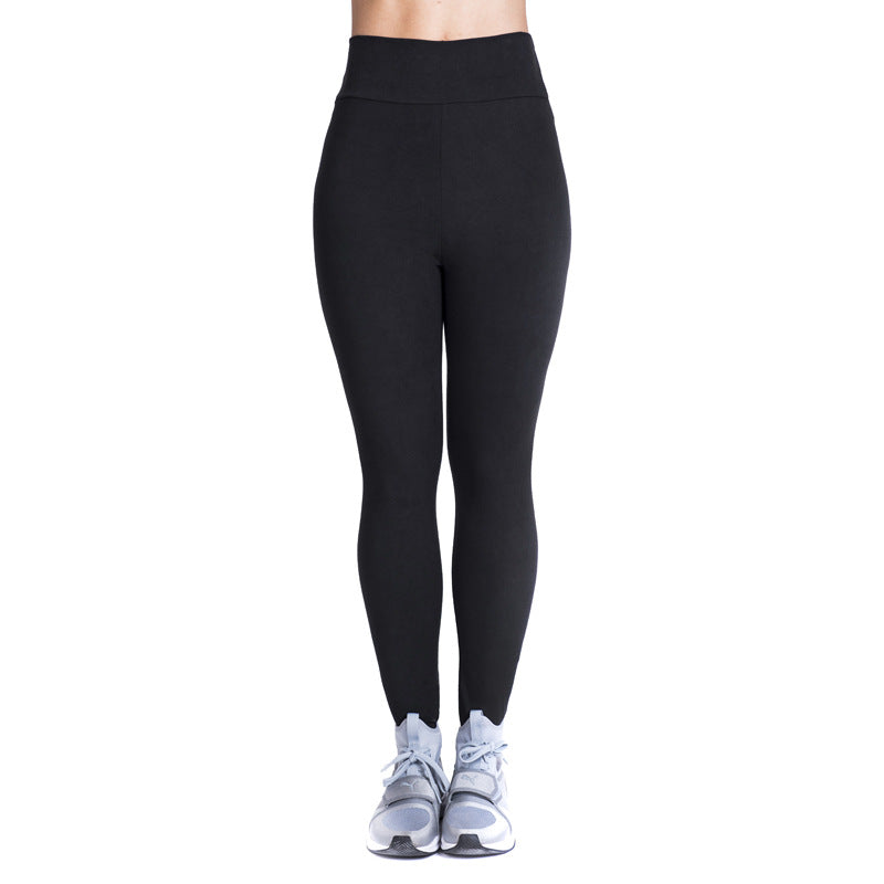 Solid Color Tight Cycling Pants