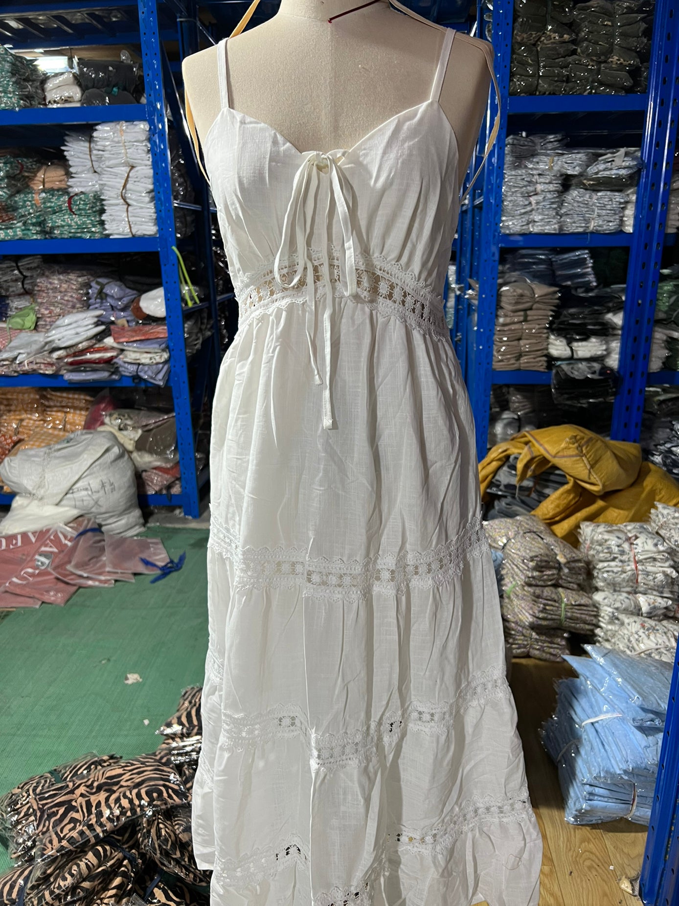 Lace Stitching  Bohemian Strap Dress