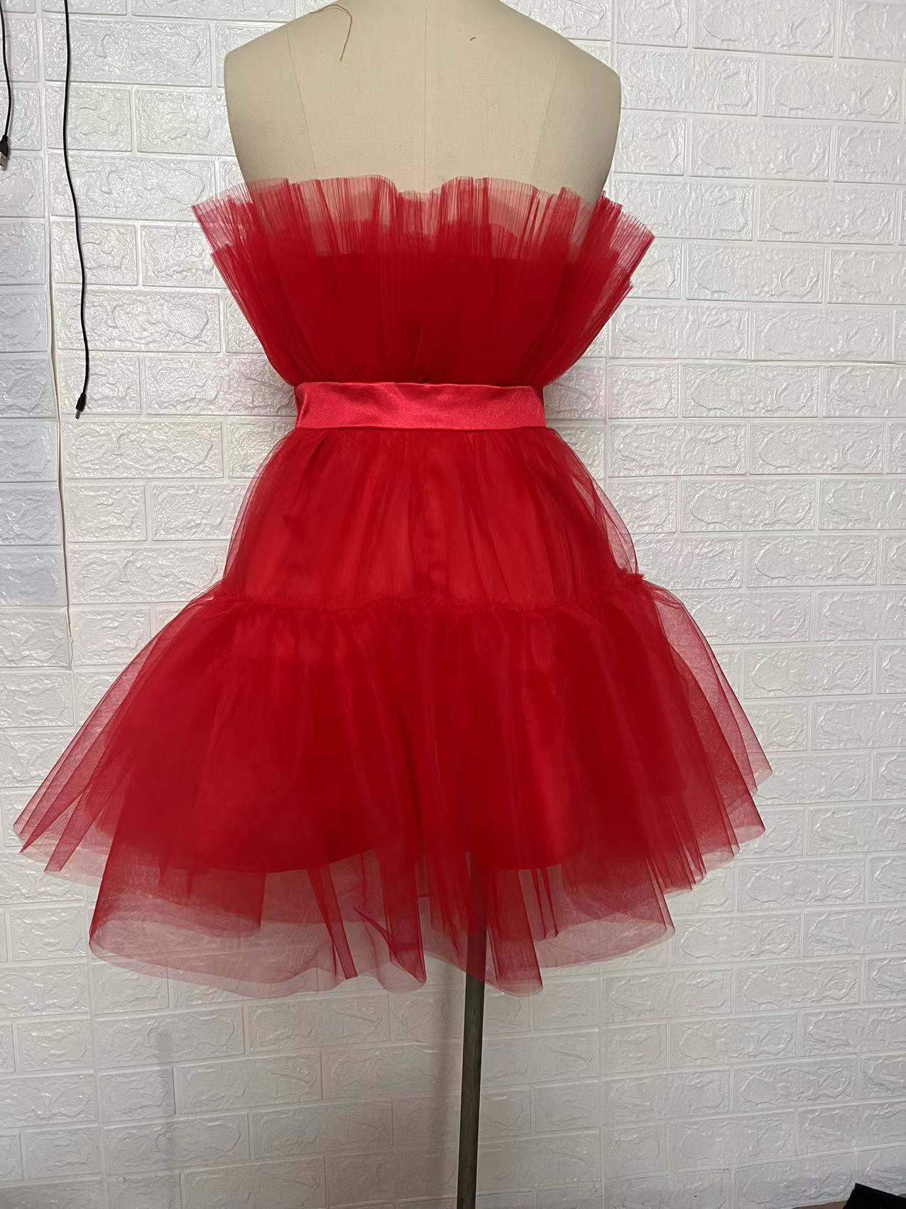 Top Mesh Graceful Bow Tutu Dress