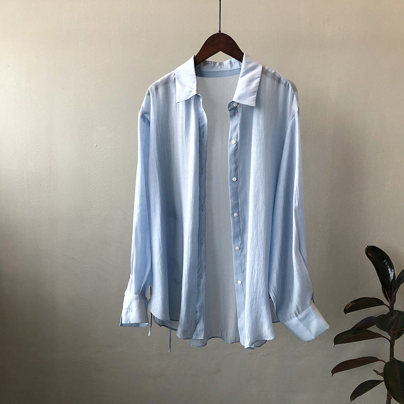 Korean Light Thin Loose Sun Protection Shirt