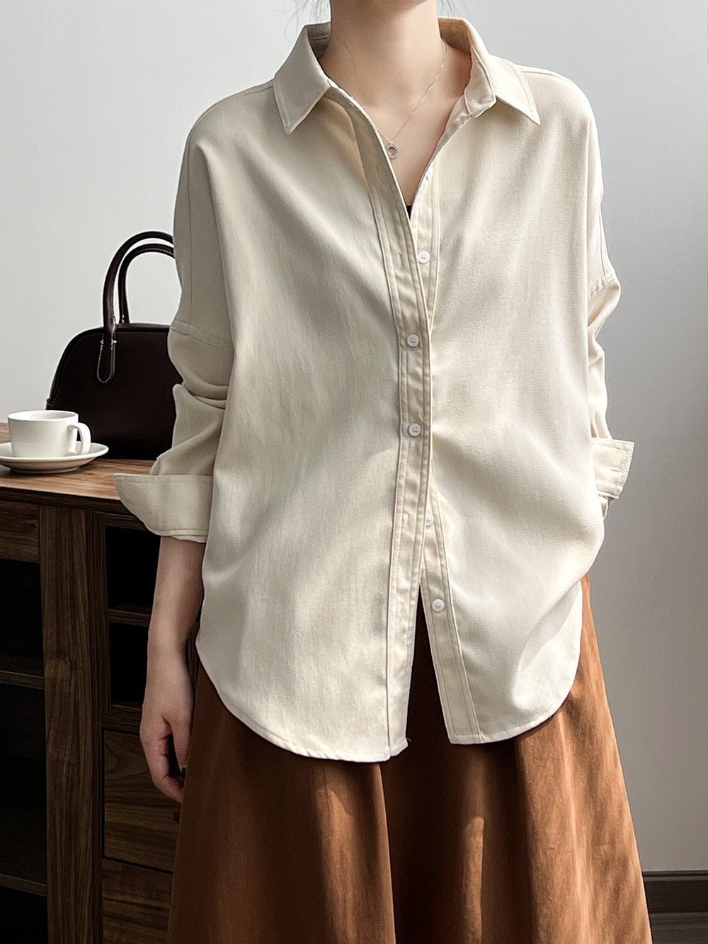 Chemise brossée vintage