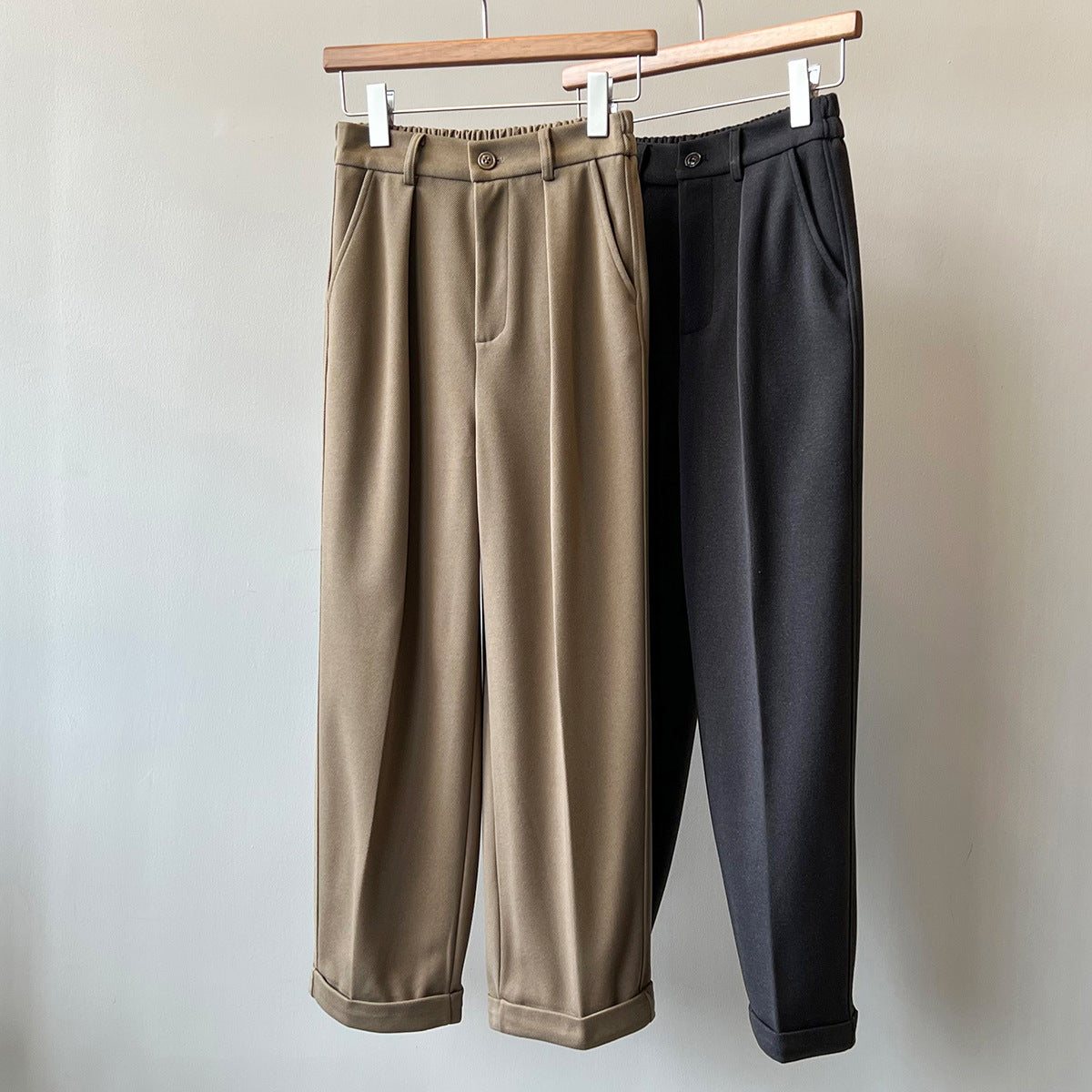 Draping Woolen Work Pant