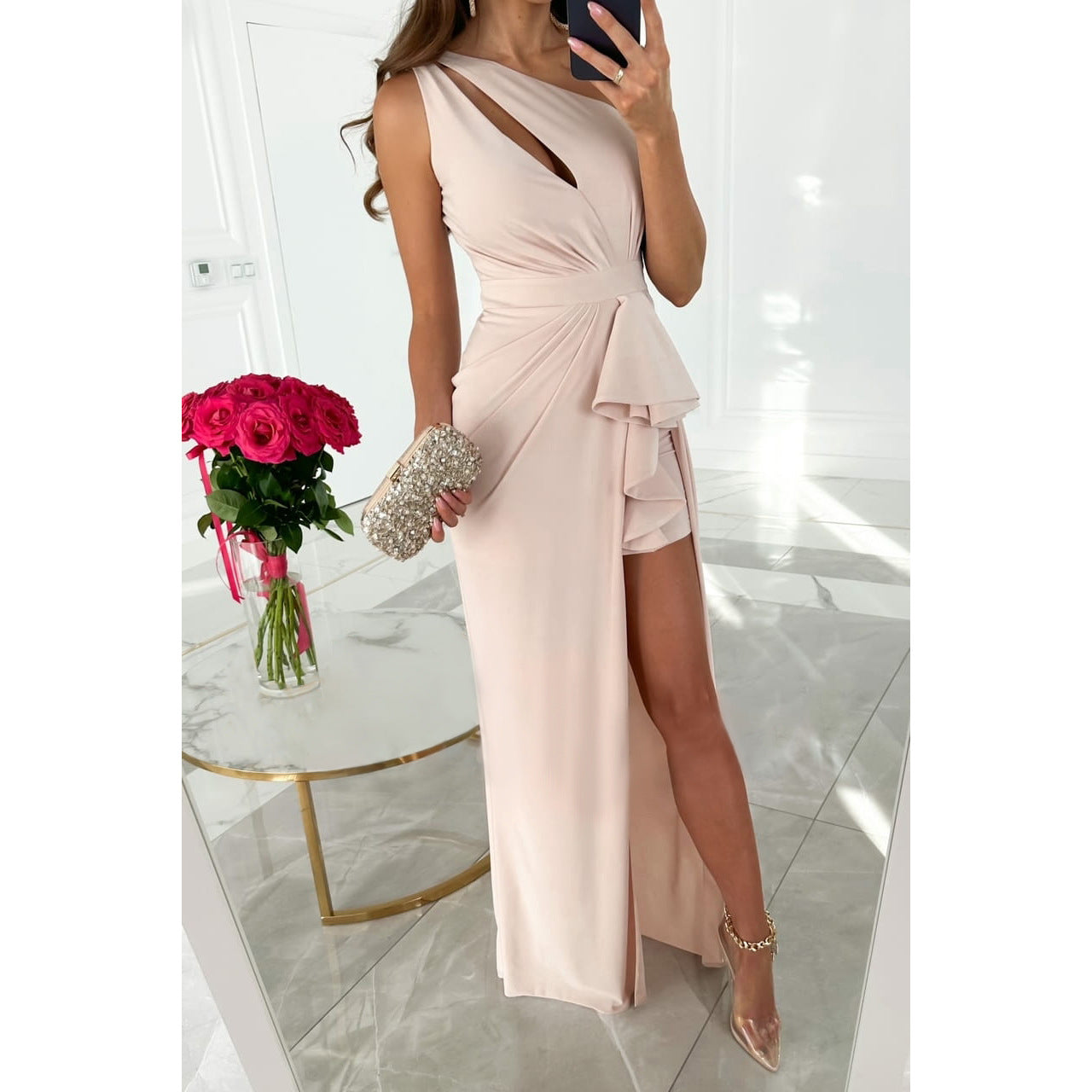 Sexy One Shoulder Elegant Dress