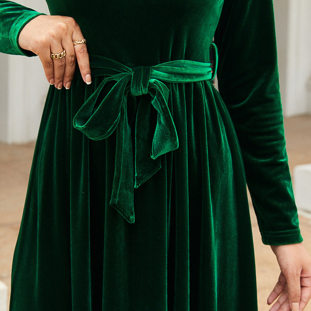 Elegant Graceful Velvet Maxi Dress