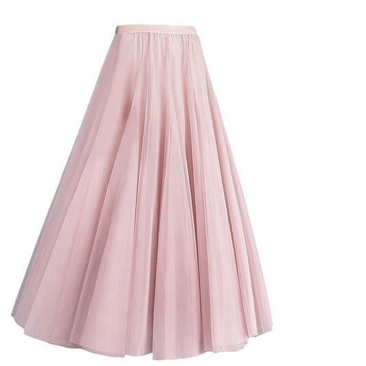 Double Layer Degrees A Line Drape Fairy Skirt