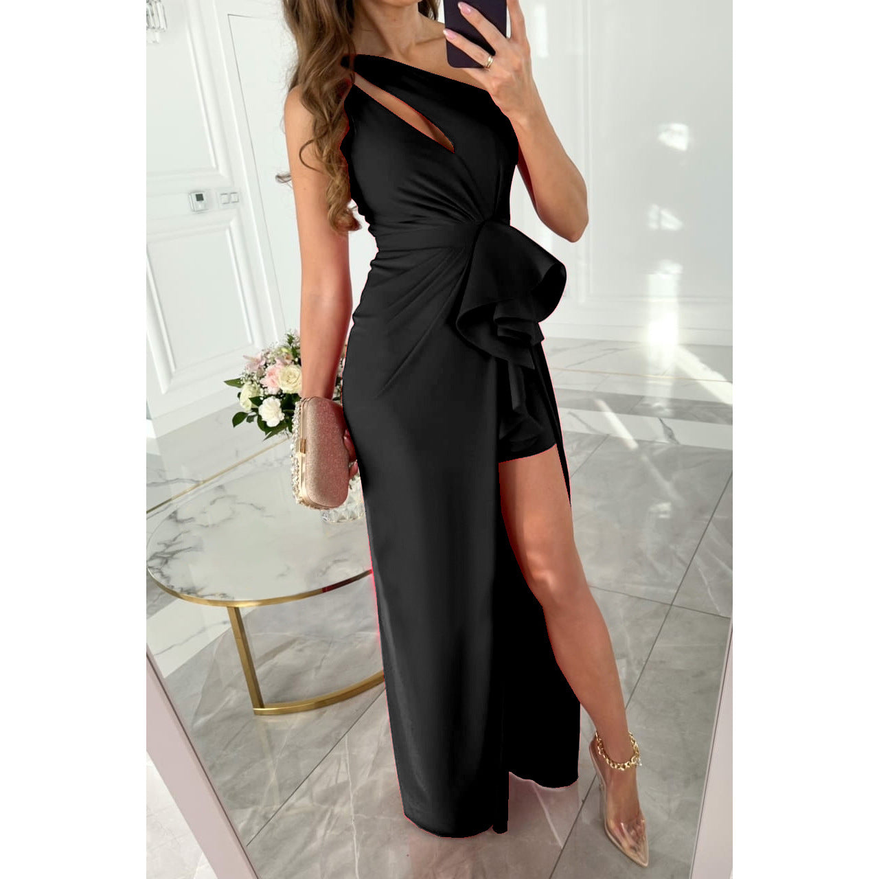 Sexy One Shoulder Elegant Dress