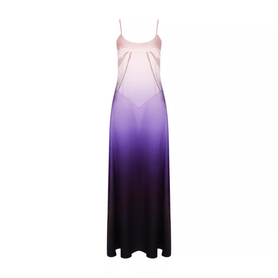 Gradient Sling Maxi Dress