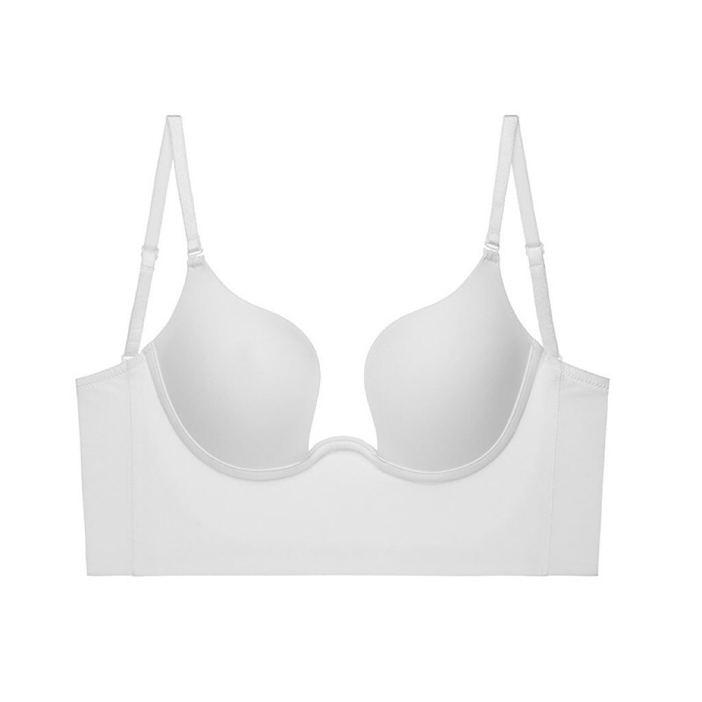 Small Chest Push up U Shaped Beauty Back Multiple Wear Big Chest Breast Holding Sexy Bra Set