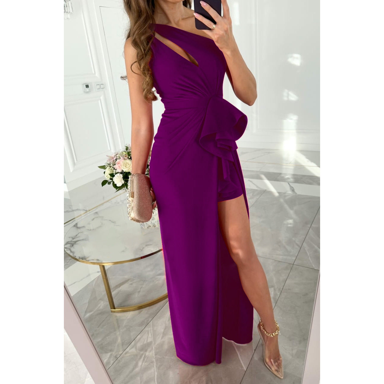 Sexy One Shoulder Elegant Dress