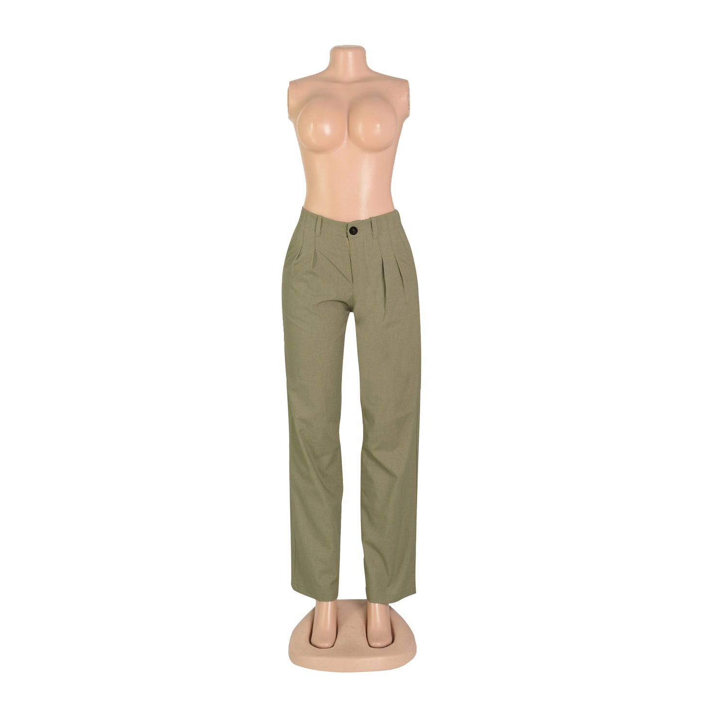 Linen Cotton Breathable Straight Leg Pants