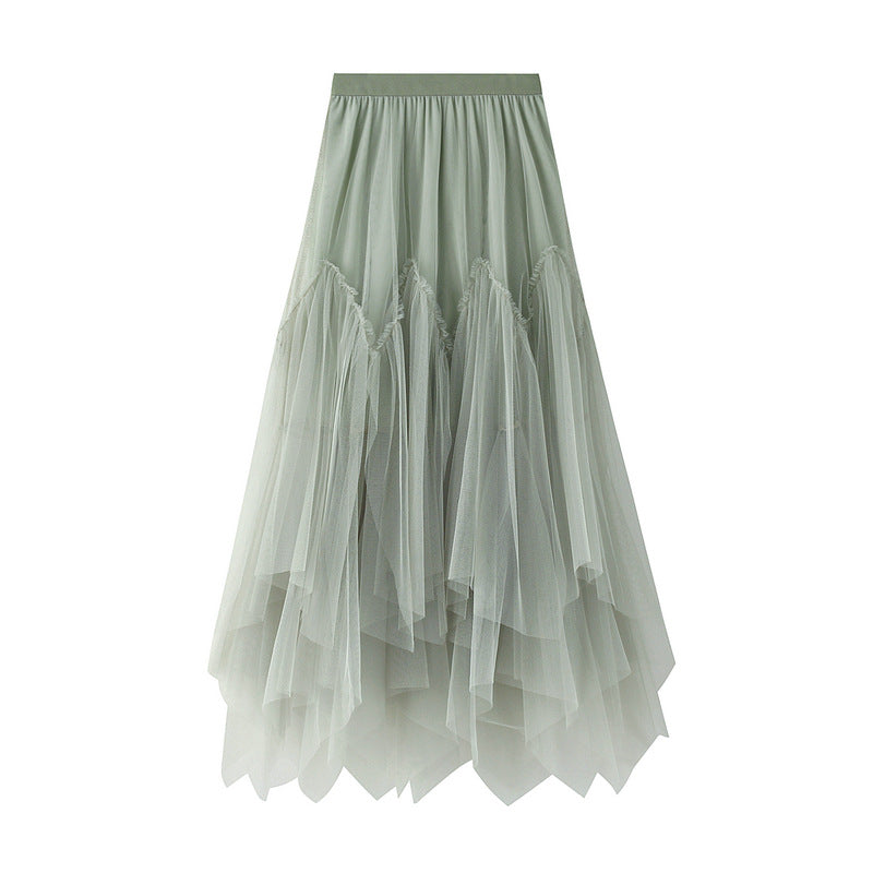 Mid-Length A line Skirt