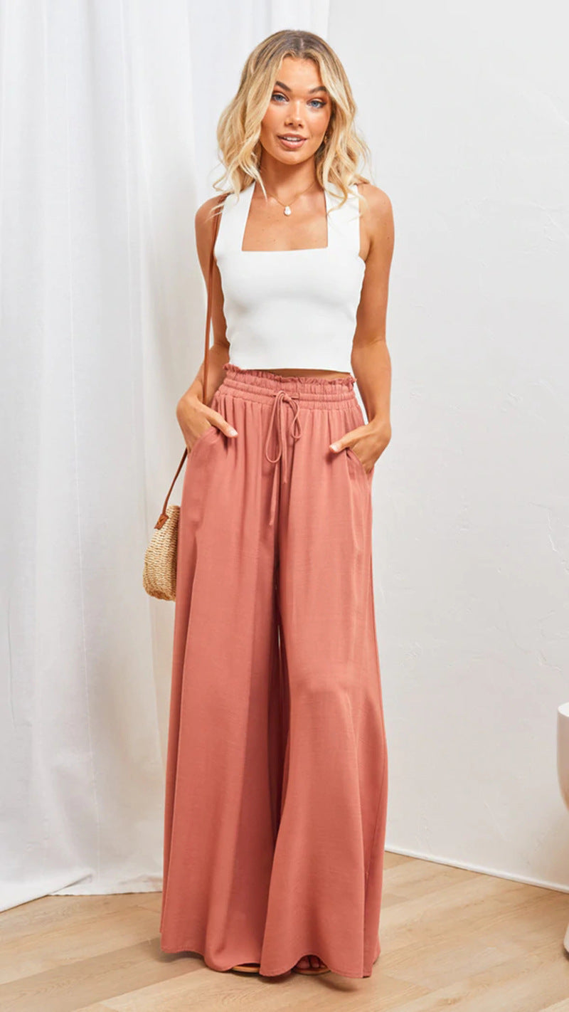 Casual Wide Leg Loose Casual Trousers