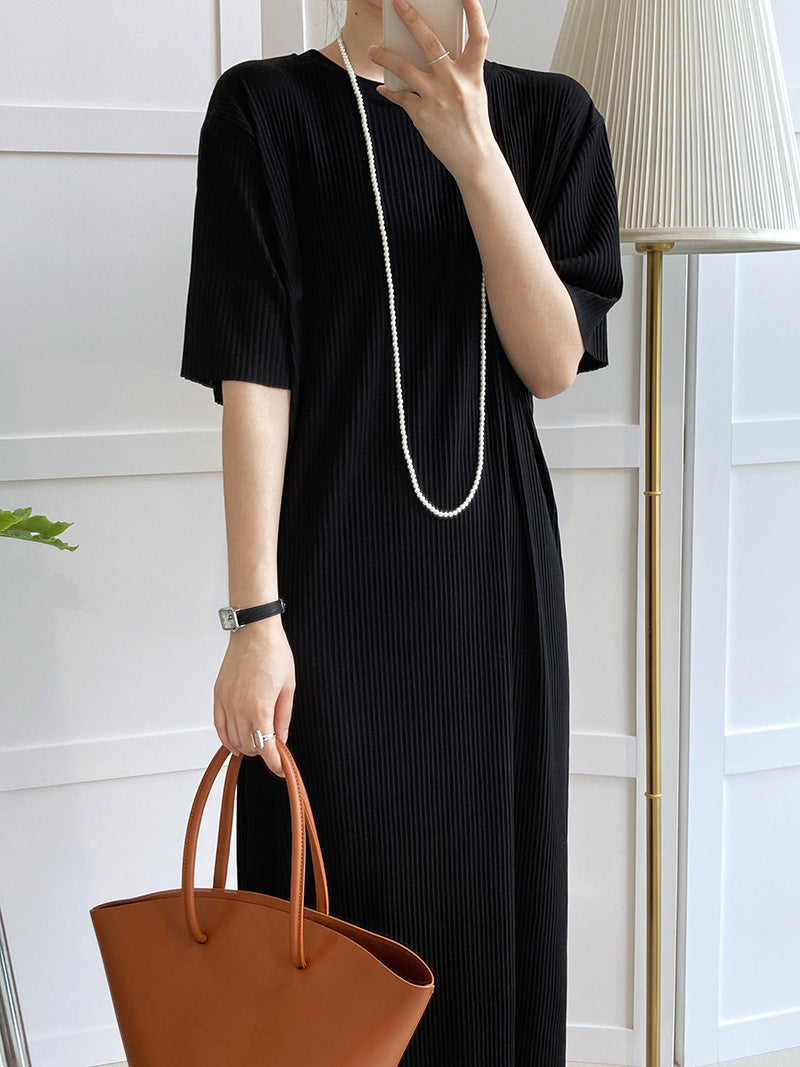 Loose Casual Mid-Length Straight Sloth Dress