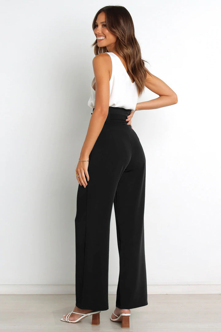 Casual All Matching Wide Leg Trousers