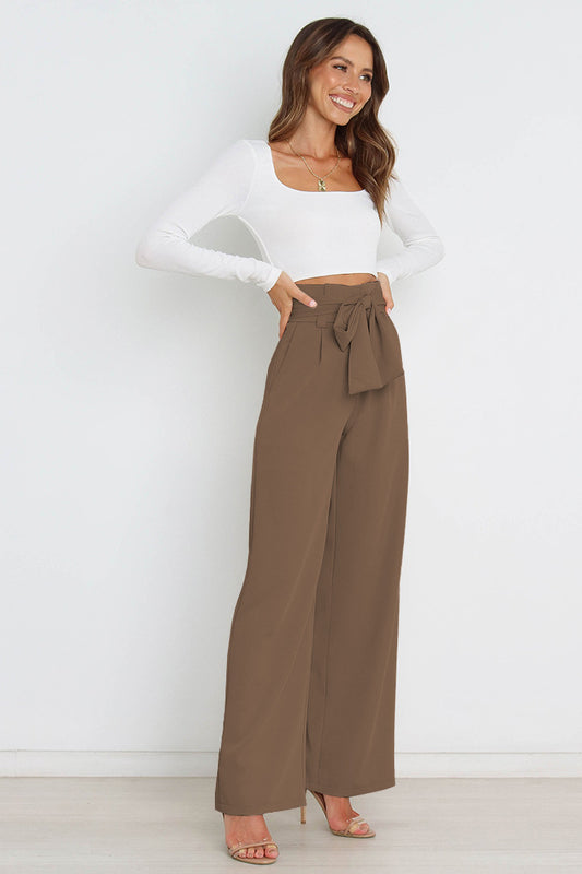 Casual All Matching Wide Leg Trousers